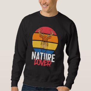 Sweatshirt Deer Antlers Forêt Nature