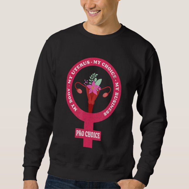 Sweatshirt Défendre Roe V Wade Pro Choice Droits d'avortement (Devant)
