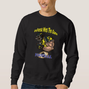 Sweatshirt Défense Gagne Le Match Football Football