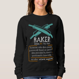 Sweatshirt Définition de boulanger cool Boulanger fier Maître
