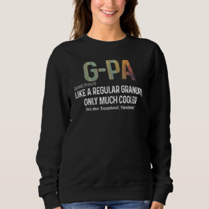 Sweatshirt Définition de G Pa pour hommes comme un grand-père