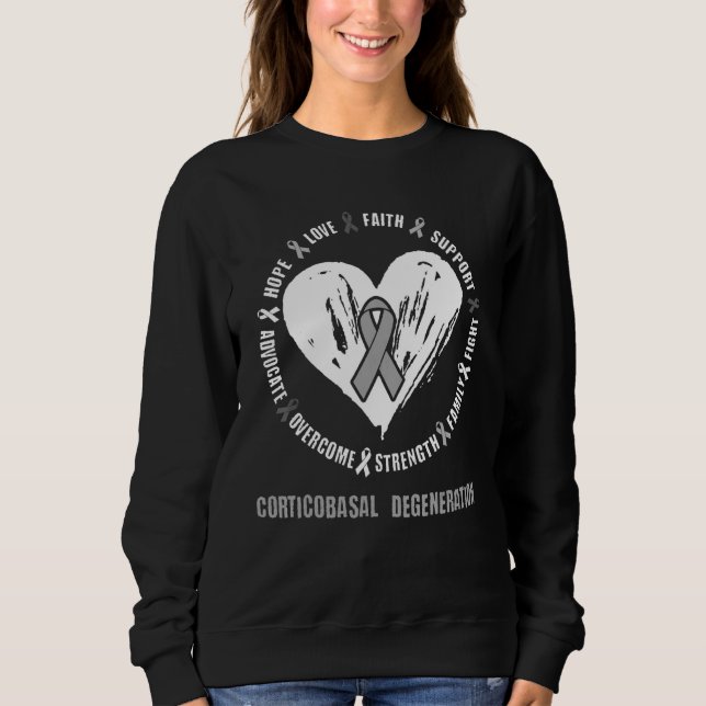 Sweatshirt Dégénérescence corticobasale Sensibilisation Malad (Devant)