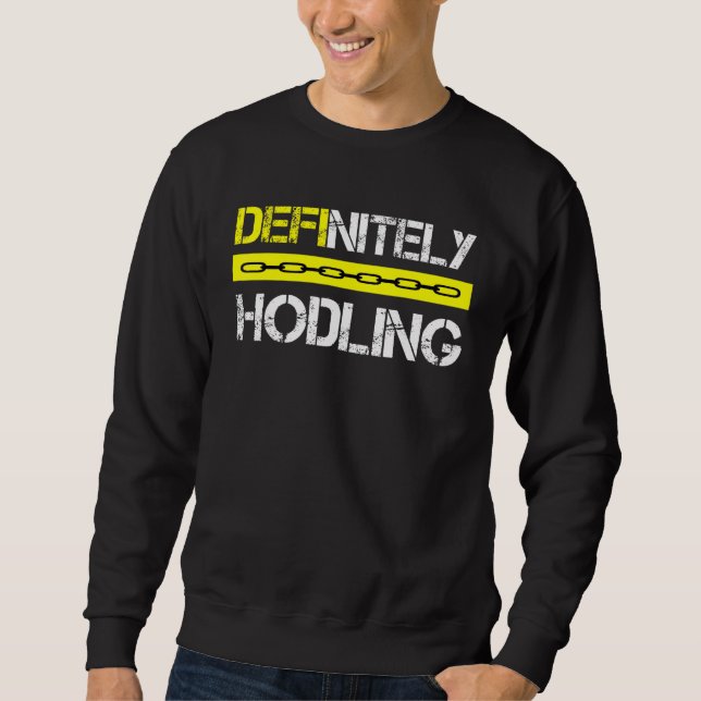 Sweatshirt Dei meme Cryptomonnaie Investisseur Blockchain Com (Devant)