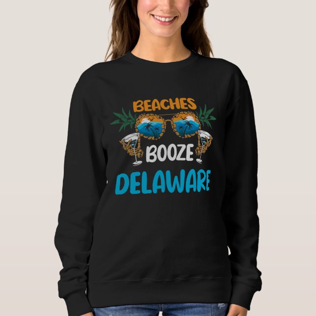 Sweatshirt Delaware Beaches Vacation Party Matching (Devant)