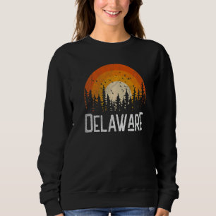 Sweatshirt Delaware Rétro Style Vintage 70s 80s 90s Maison