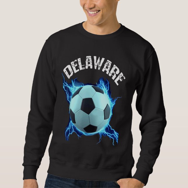 Sweatshirt Delaware Soccer Retro (Devant)