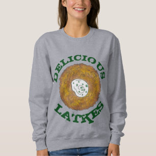 Sweatshirt Délicieux Latkes cuisine juive cuisine Hanoukka