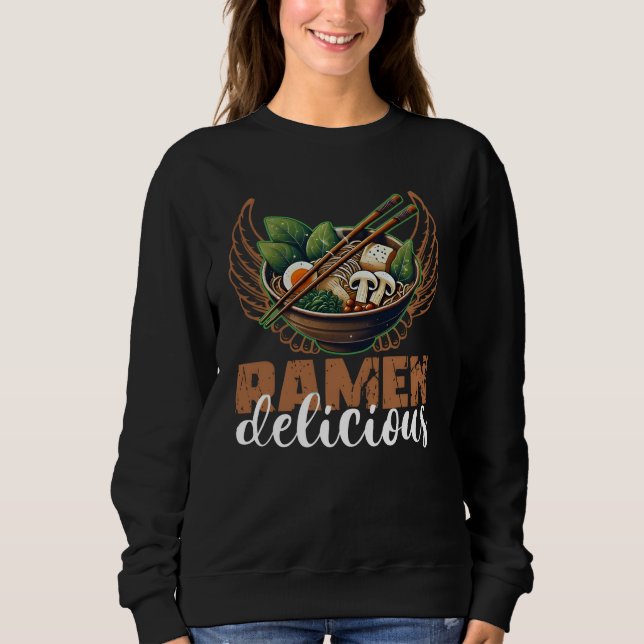 Sweatshirt délicieux ramen (Devant)