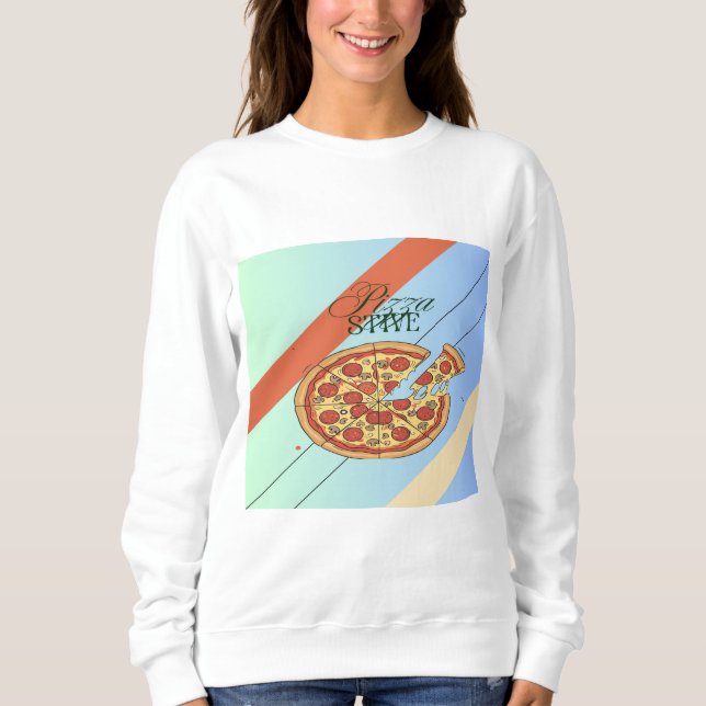 Sweatshirt Delicious Pizza Lovers T-Shirt – Fun Italian Food  (Devant)