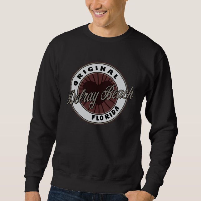 Sweatshirt Delray Beach Travel Souvenir To Florida (Devant)