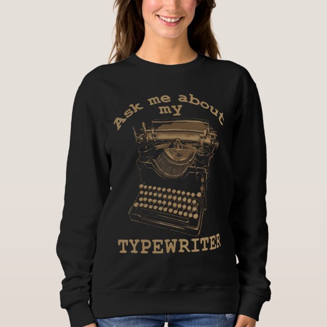 Sweatshirt Demandez-moi à propos de mon rédacteur en chef en  (Devant)