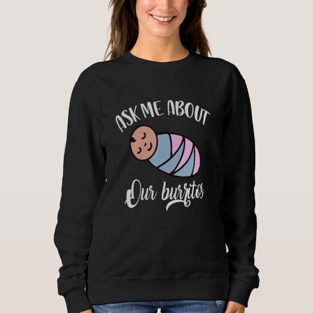 Sweatshirt Demandez-Moi À Propos De Nos Nurs Néonatals De Bur (Devant)
