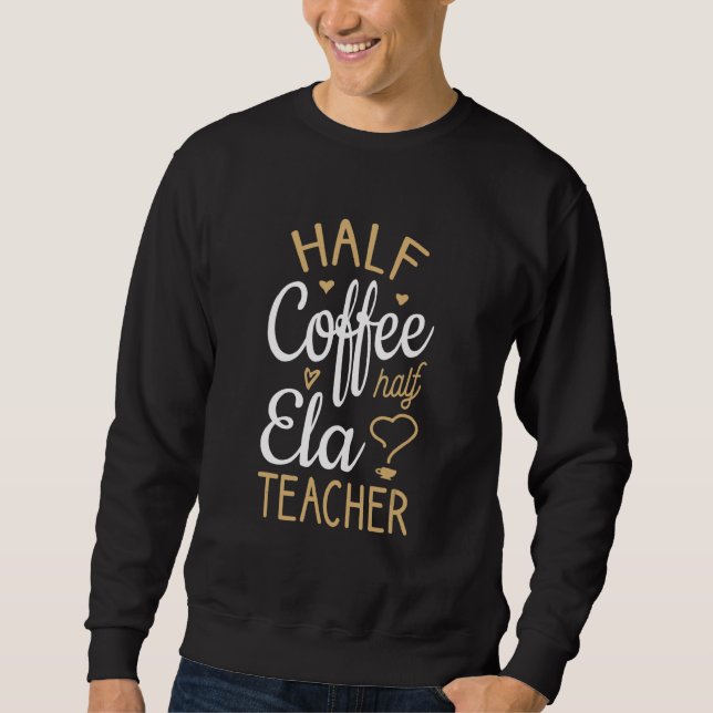 Sweatshirt Demi-café Demi-Ela Enseignant (Devant)