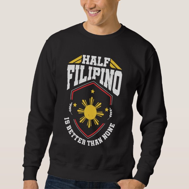 Sweatshirt Demi de Philippin est meilleur qu'aucun - (Devant)
