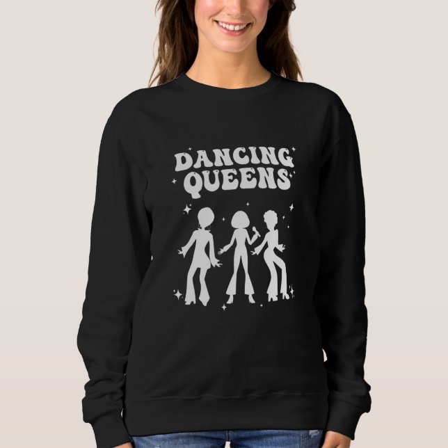Sweatshirt Demoiselles d'honneur de Dancing Queen Disco Enter (Devant)
