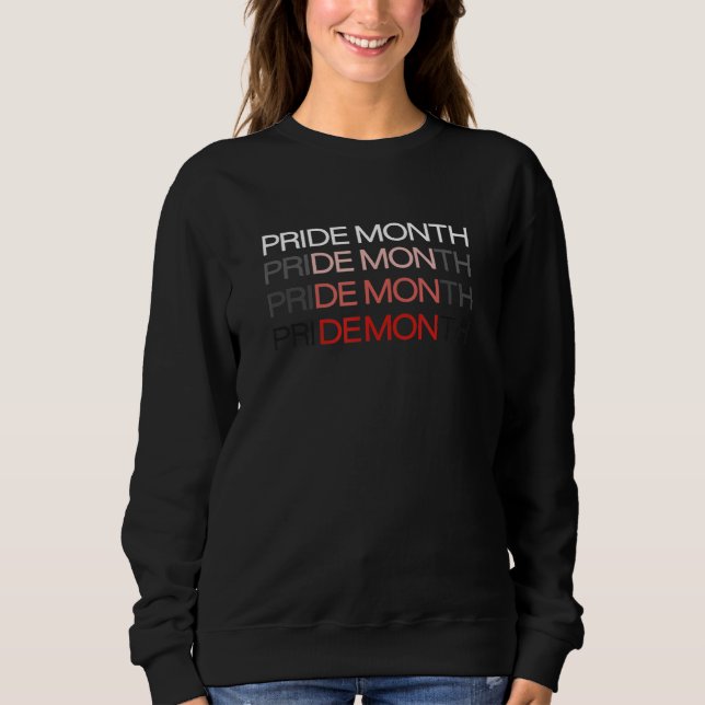 Sweatshirt Démon du mois de la fierté (Devant)