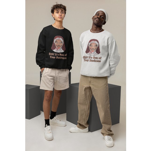 Sweatshirt Demon Nun Halloween (Créateur téléchargé)