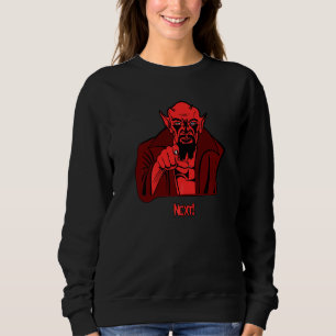 Sweatshirt Démon pointant Prochain diable démoniaque effrayan