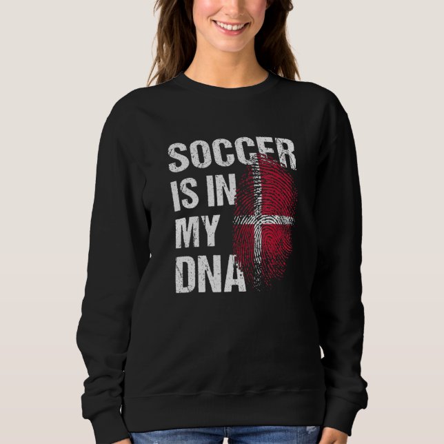 Sweatshirt Denmark Soccer Danisch Football Dansk Futbol 1 (Devant)