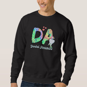Sweatshirt Dental Assistant Dentiste Coeur Dents Chirurgie de