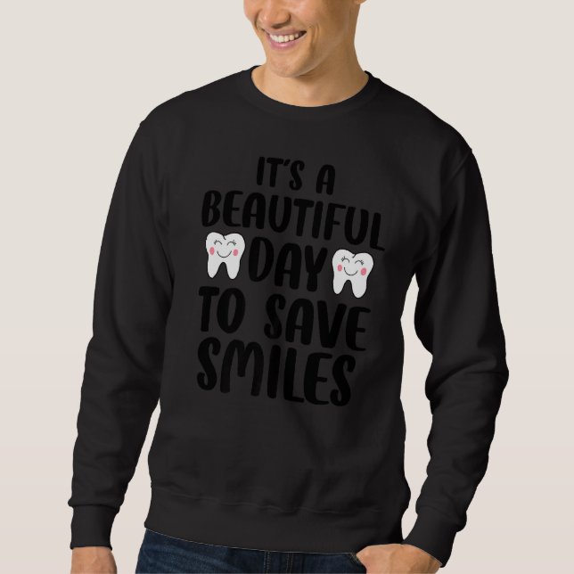 Sweatshirt Dentiste dentaire Dentistère Assistant dentaire Hy (Devant)