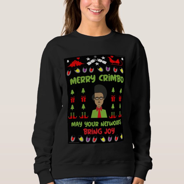 Sweatshirt Département informatique Geek Xmas (Devant)