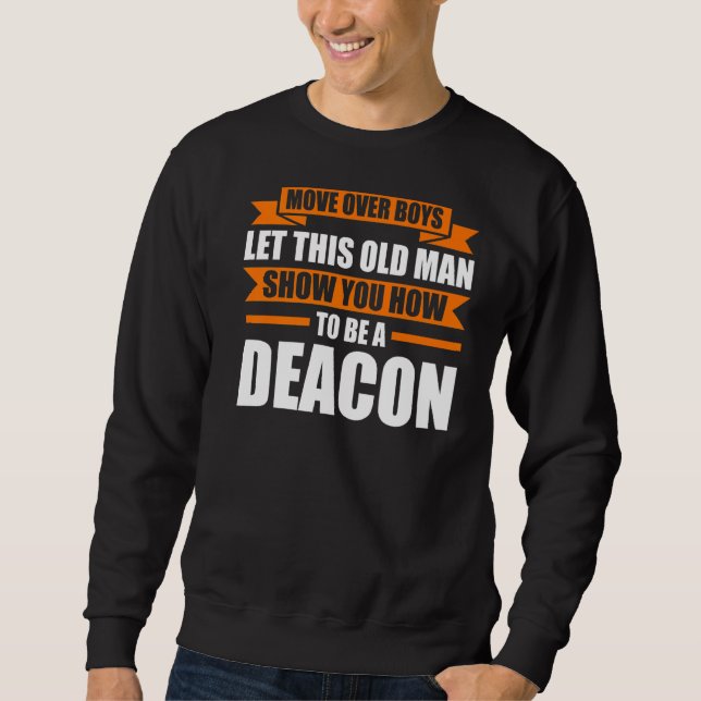 Sweatshirt Déplacer Les Garçons Laissez Cette Deacon Deacs (Devant)