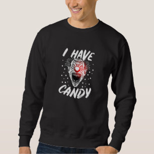 Sweatshirt Déplaisant J'Ai Candy Clown Costume