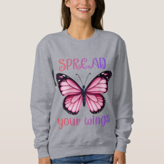 Sweatshirt Déployez Vos Ailes – Papillon Inspirant