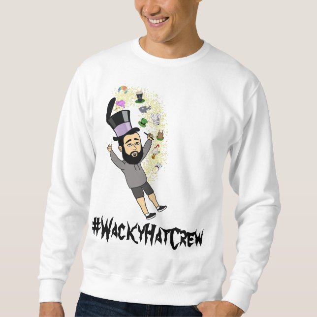 Sweatshirt d'équipage Casquette Wacky (Devant)