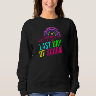 Sweatshirt Dernier Jour De L'École Arc-En-Ciel Dernier Jour D