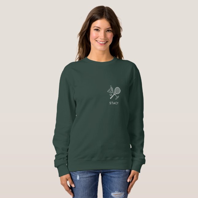 Sweatshirt Dernier Swing Avant le Cercle de Fiançailles Enter (Devant entier)