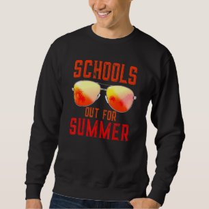 Sweatshirt Dernière Journée D'École Rétro Écoles Sorties Pour