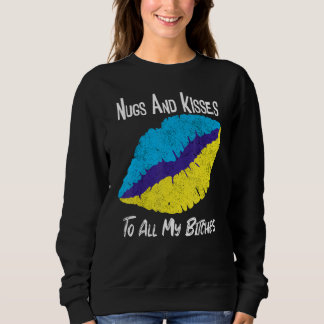 Sweatshirt Des Baisers Et Des Baisers À Toutes Mes Démangeais