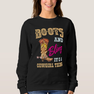 Sweatshirt Des Bottes De Filles Lâchent Sa Chouette Une Chose