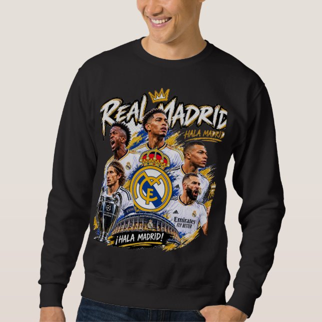 Sweatshirt des Champions du Real Madrid (Devant)