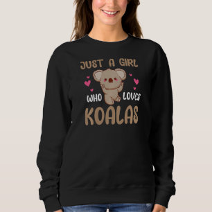 Sweatshirt Des enfants, juste une fille qui aime les koalas m