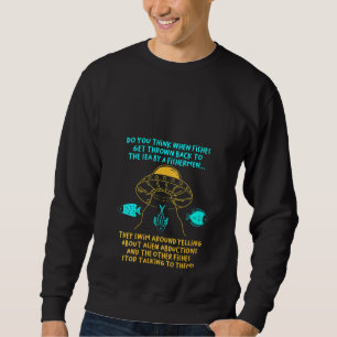 Sweatshirt Des femmes Aliens Guy Théoriste de l'astronaute an