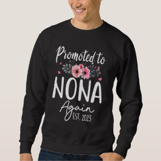 Sweatshirt Des Femmes Promues À Nona De Nouveau Fleur 2023