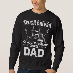 Sweatshirt Des Hommes Vintages Des Gens M'Appelent Chauffeur 
