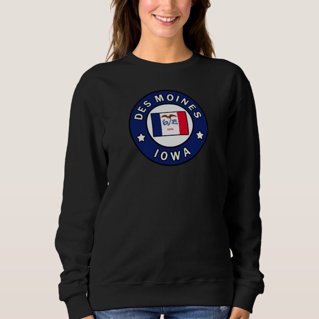 Sweatshirt Des Moines Iowa (Devant)