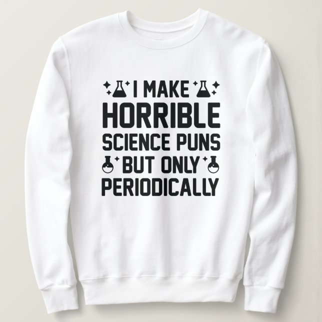 Sweatshirt Des mondes scientifiques horribles (Design devant)