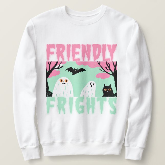 Sweatshirt Des peurs amicales (Design devant)