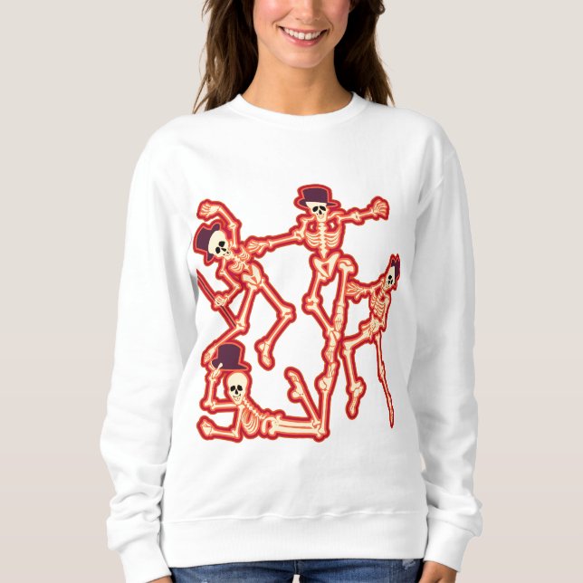 Sweatshirt des skettons de danse (Devant)