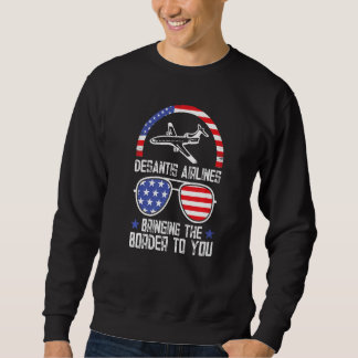 Sweatshirt DeSantis 2024 Election Vintage US Drapeau rendre A