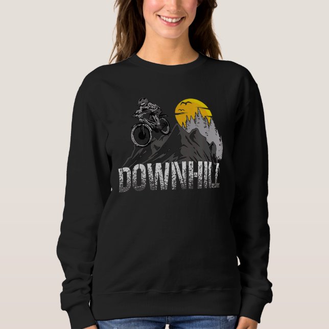 Sweatshirt Descente Montagne Vélo Mtb Roue Course Bmx (Devant)
