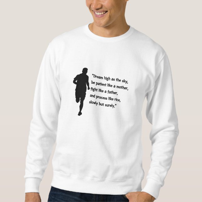 Sweatshirt Design de T-shirt avec mots motivation (Devant)