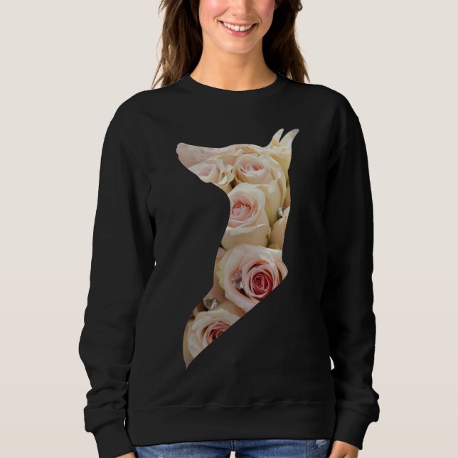 Sweatshirt Design Fleur Doberman Pour Les Propriétaires De Pi (Devant)