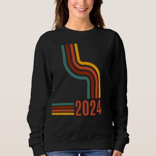 Sweatshirt Design rétro 2024 (Devant)
