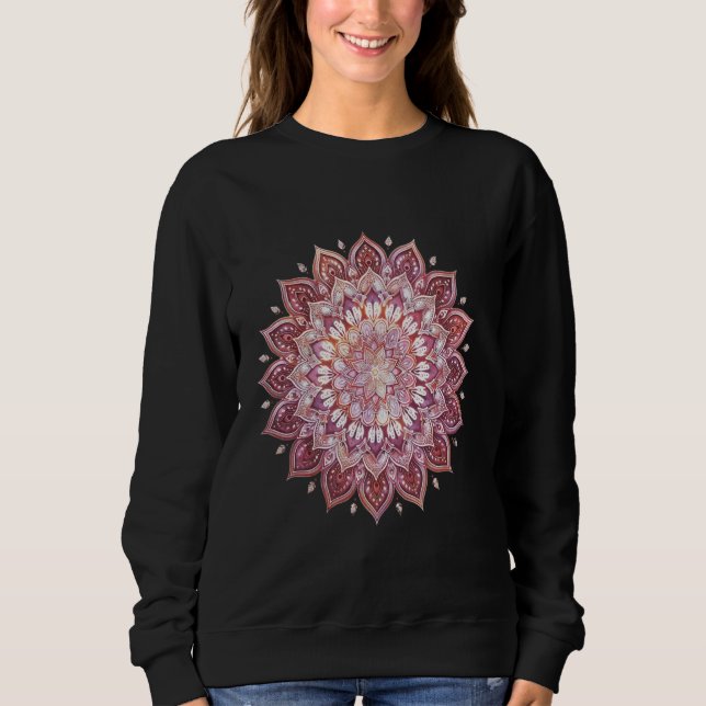 Sweatshirt Design Zen Mandala complexe (Devant)